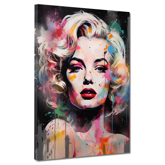 Quadro moderno Pop Art Marilyn Dark Style