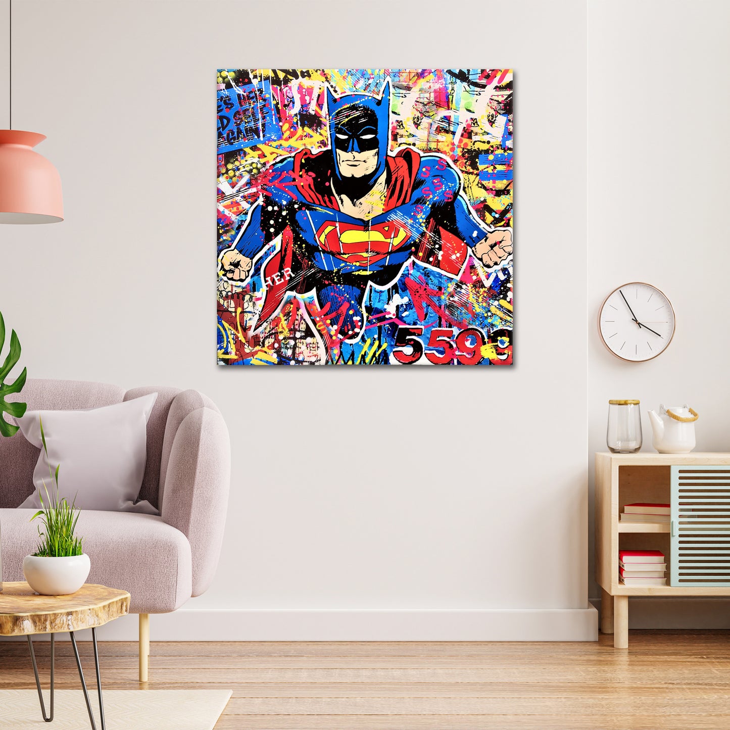 Quadro moderno Pop Art Super Hero