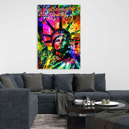 Quadro moderno Pop Art USA New York Adventure