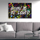 Quadro moderno Pop Art astratto Born To Be Loved
