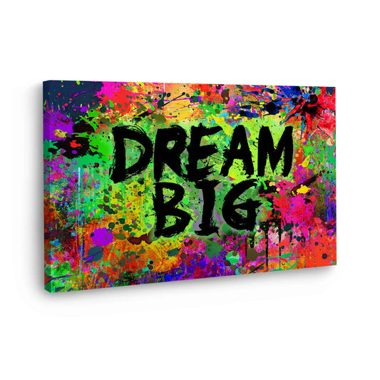 Quadro moderno Pop Art astratto Dream Big