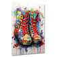 Quadro moderno Street Art Boots Graffiti