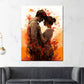 Quadro moderno amanti astratto donna e uomo Painting Style