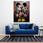 Quadro moderno astratto Topolino Pop Art Figur Style