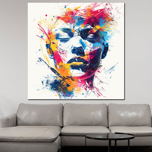 Quadro moderno bel viso Splash Pop Art