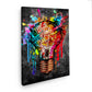 Quadro moderno lampadina Graffiti Street Art Style