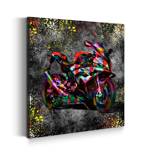 Quadro moderno moto Graffiti Street Art Edition