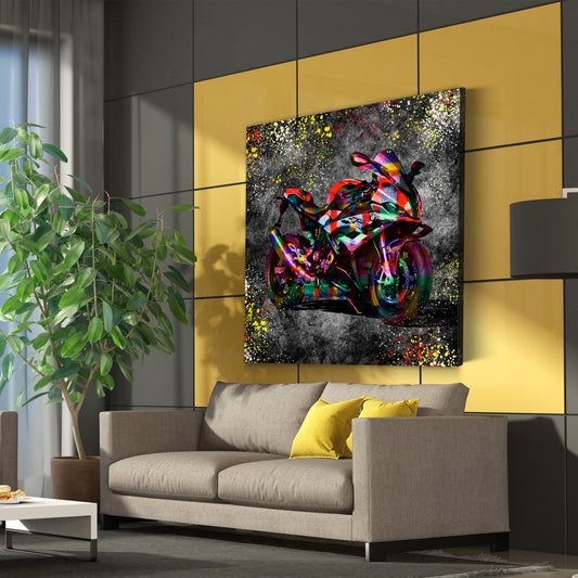 Quadro moderno moto Graffiti Street Art Edition