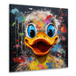 Quadro moderno pop art papera duck colour