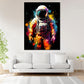 Quadro opera d'arte astratta astronauta, pop art