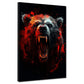 Quadro orso astratto splash