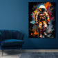 Quadro pop art astronauta splash