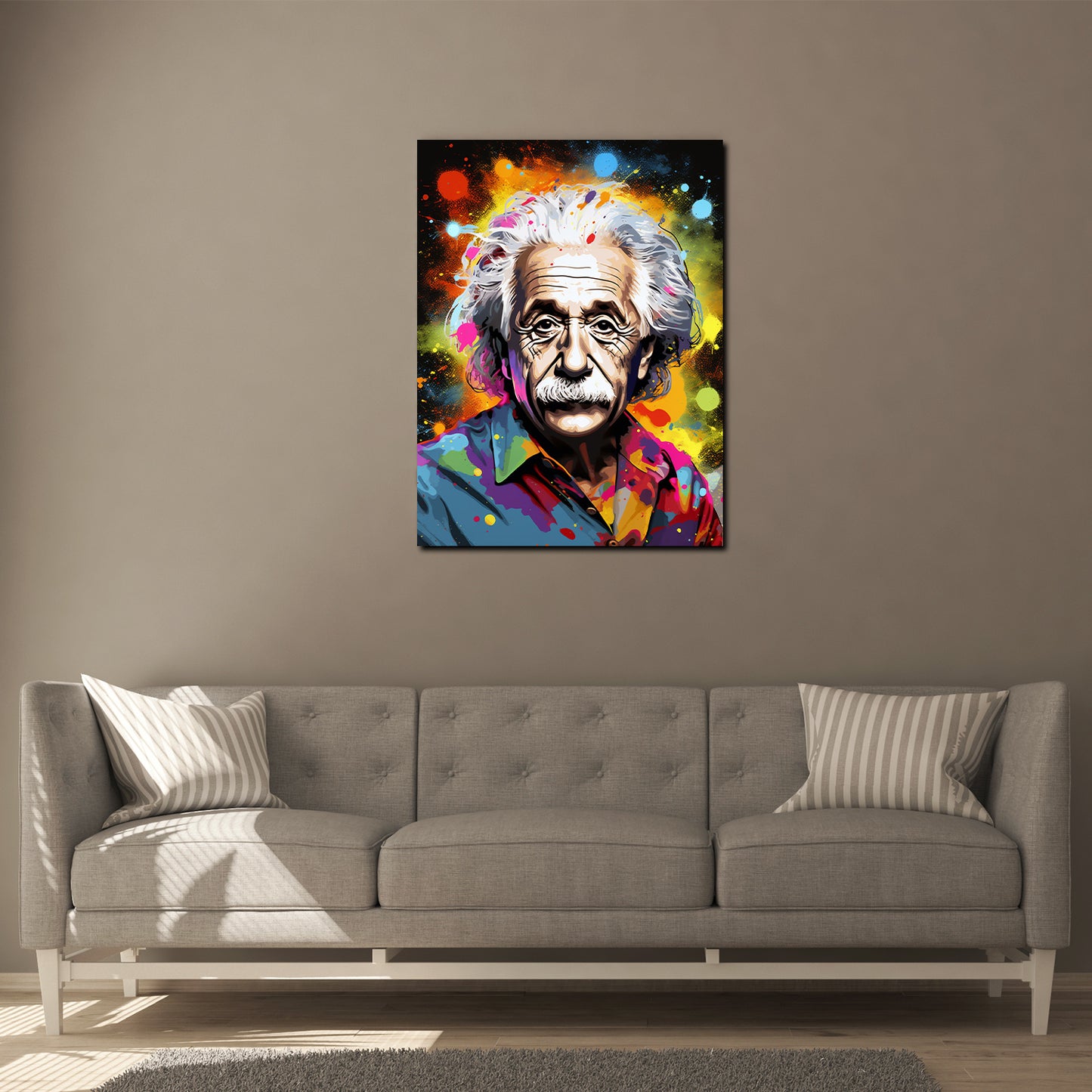 Quadro popstar dell astrofisica colour style