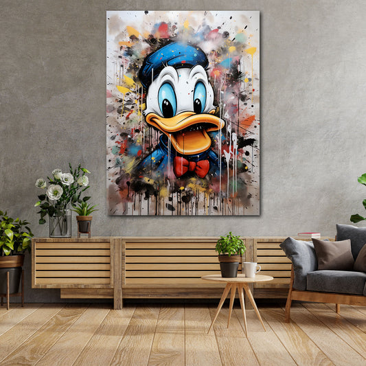 Quadro ritratto Pop Art Duck