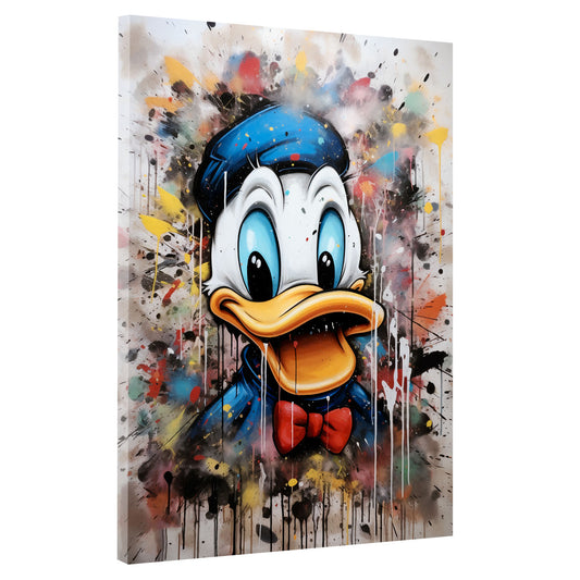 Quadro ritratto Pop Art Duck