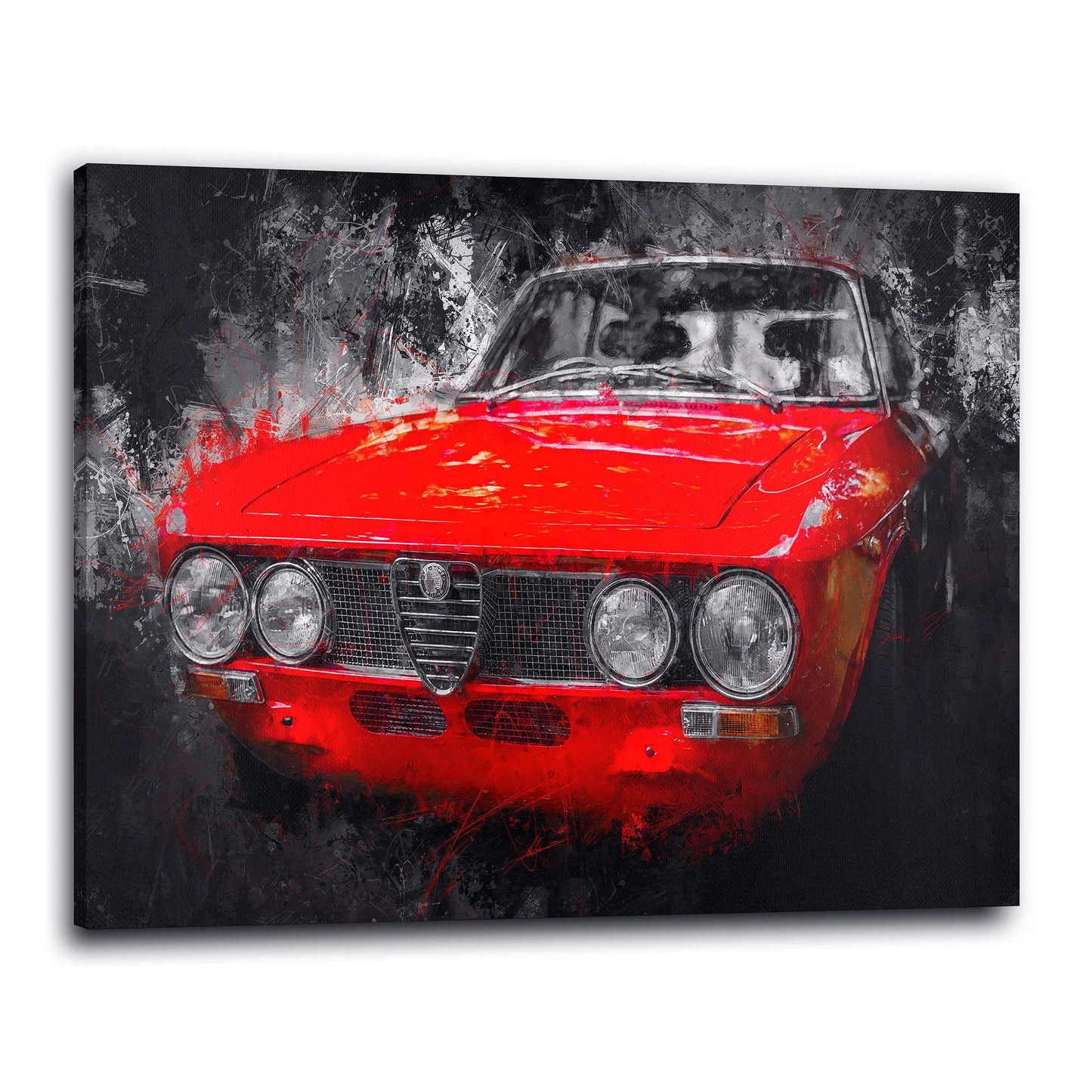 Quadro stampa su tela Alfa Romeo GTV Abstract Style