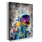 Quadro stampa su tela Graffiti Street Art Astronauta