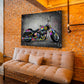 Quadro stampa su tela Graffiti Street Art Harley