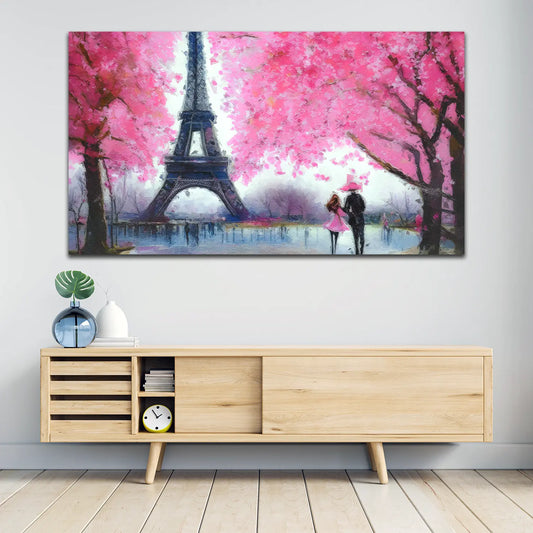 Quadro stampa su tela astratto Painting Style, Parigi