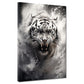 Quadro tigre frontale bianco e nero