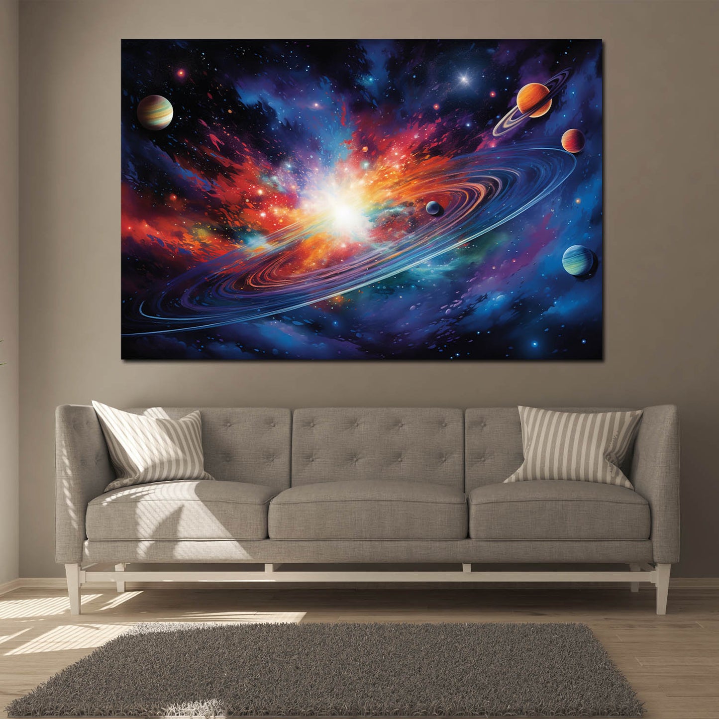 Quadro universo, spazio