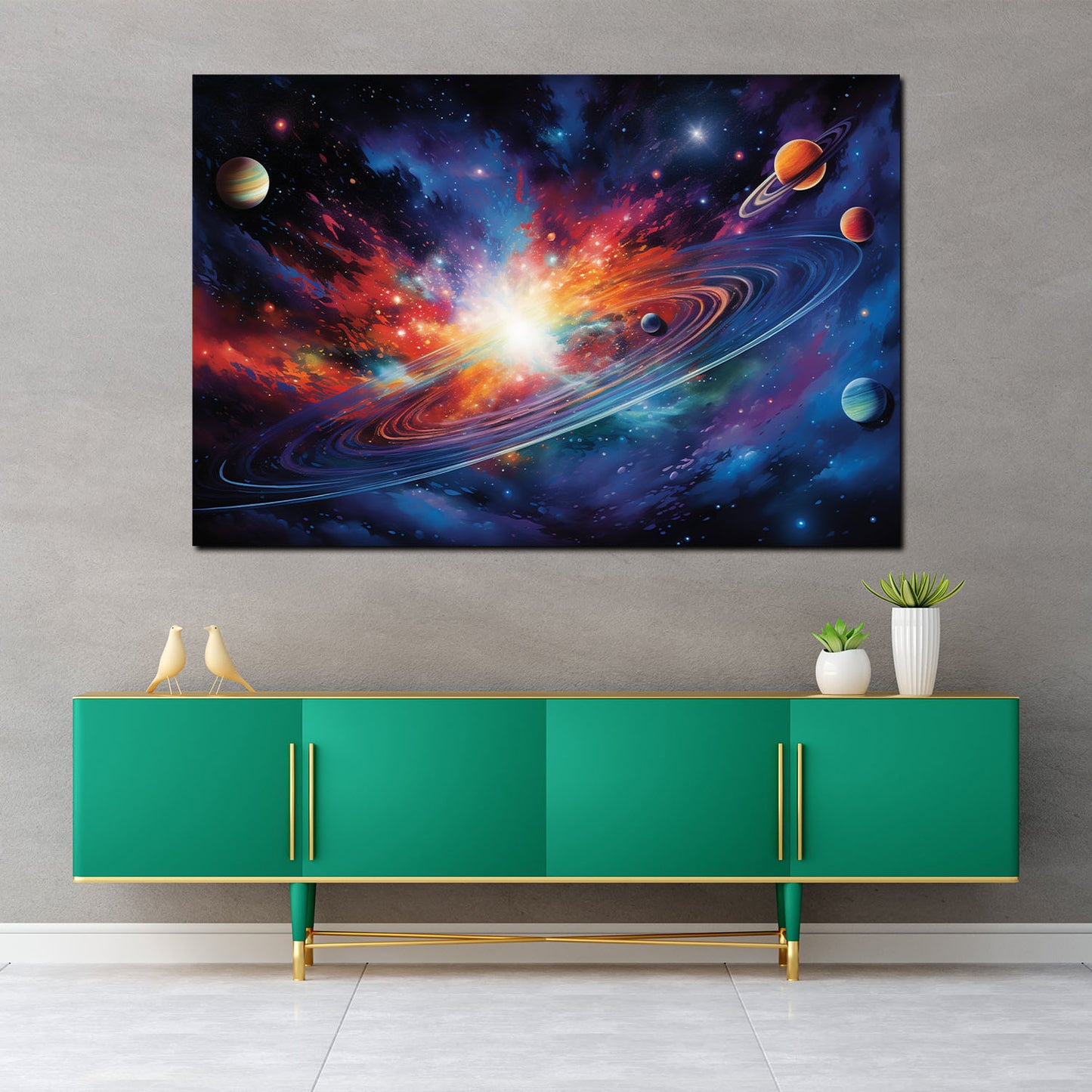 Quadro universo, spazio