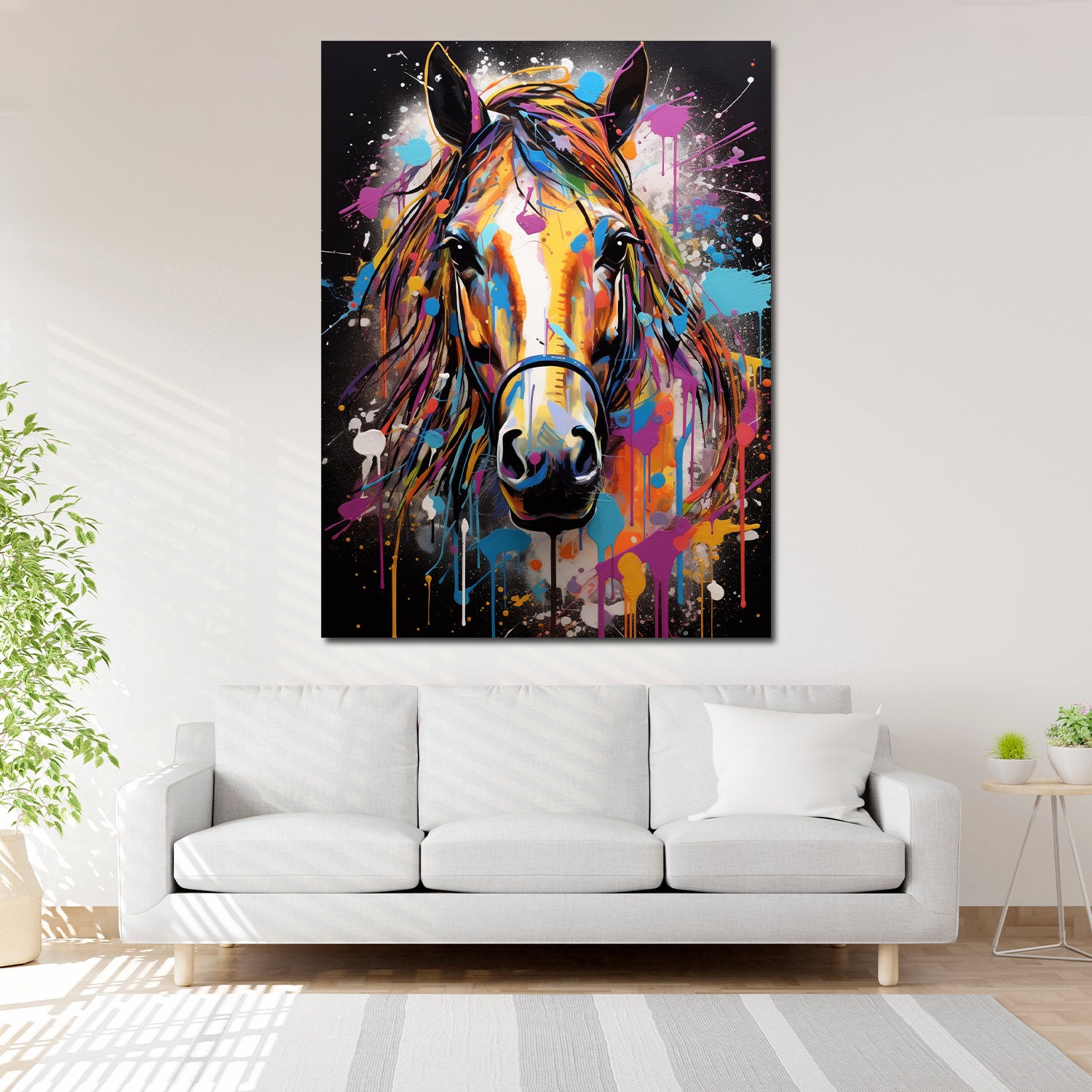 Quadro Pop Art Cavallo [Consegna gratuita] –