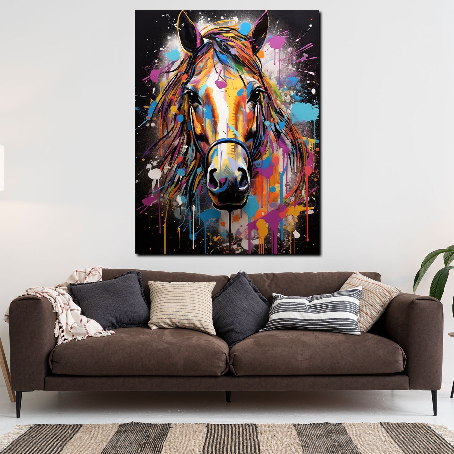 Quadro Pop Art Cavallo