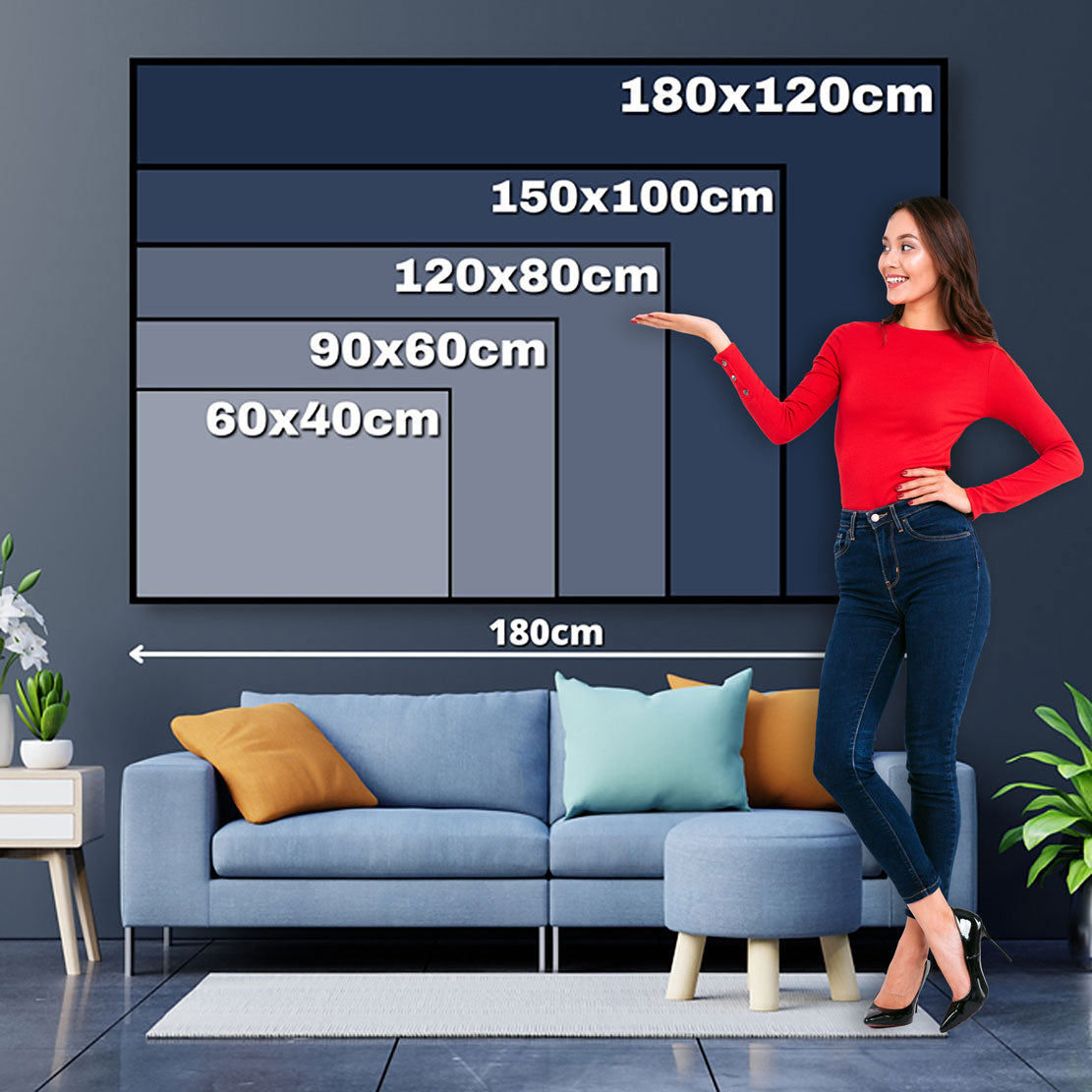 Quadro moderno astratto farfalle