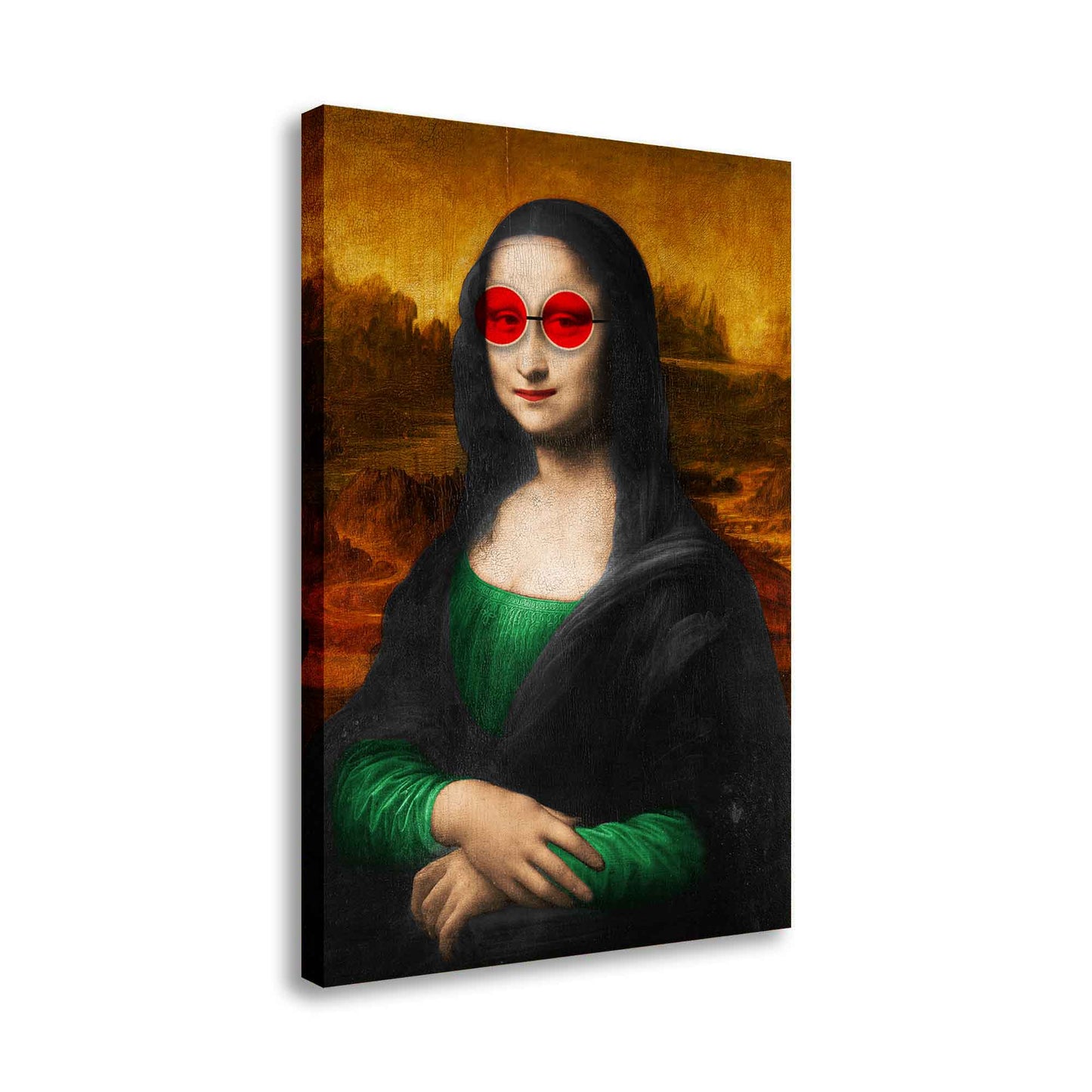 Quadro stampa su tela Pop Art moderno Mona Lisa