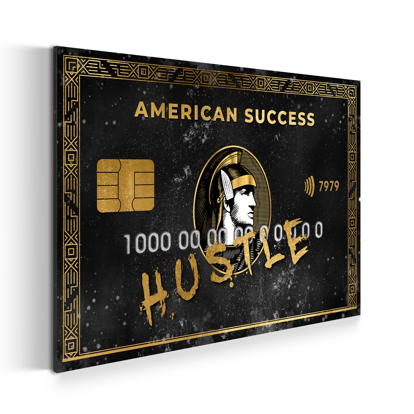 Quadro Succes, motivazionale Hustle Soldi e Mindset