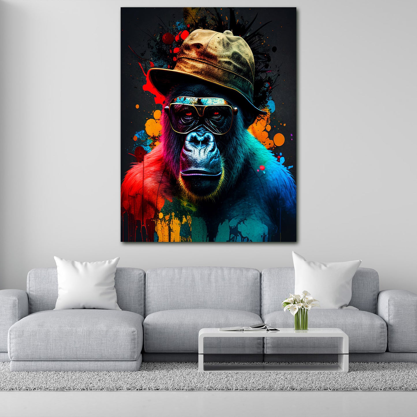 Quadro moderno Be Cool Pop Art Gorilla