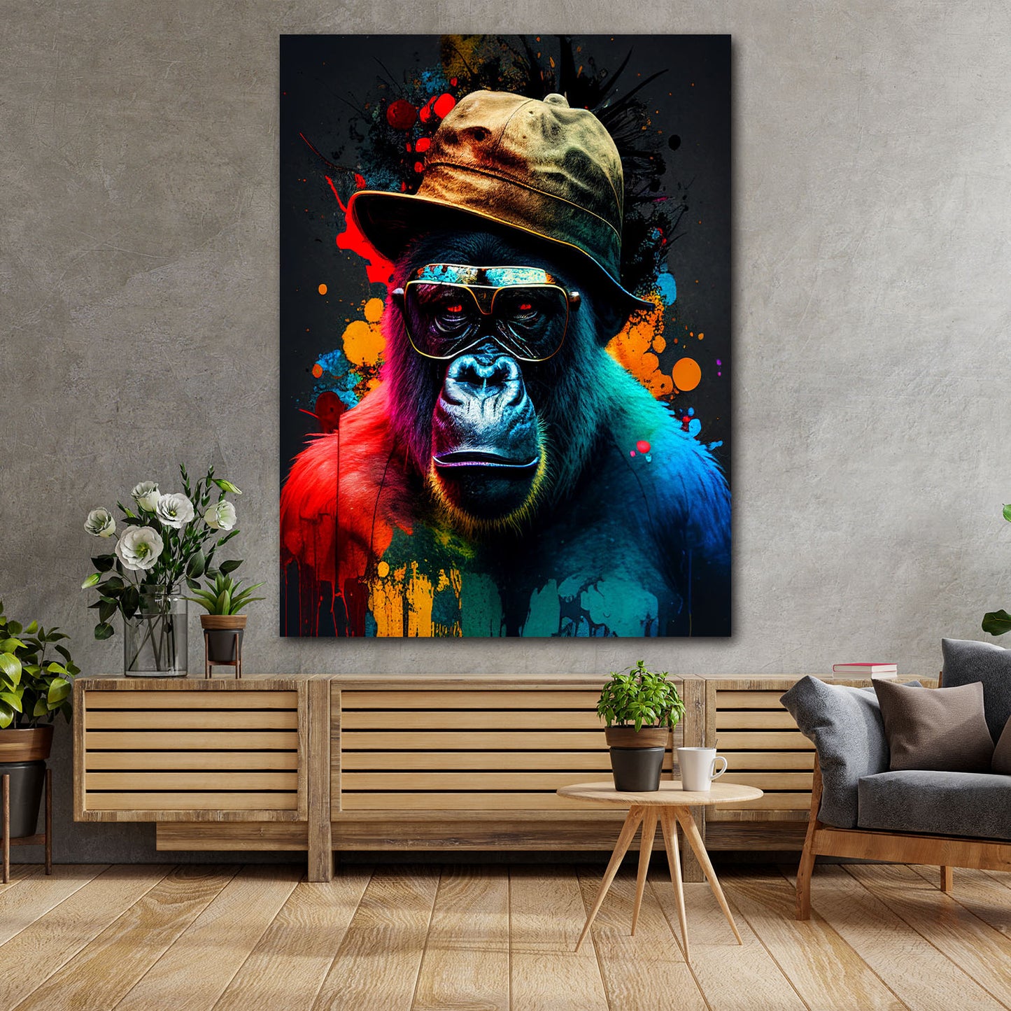 Quadro moderno Be Cool Pop Art Gorilla