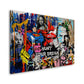 Quadro moderno stampa su tela Pop Art Style