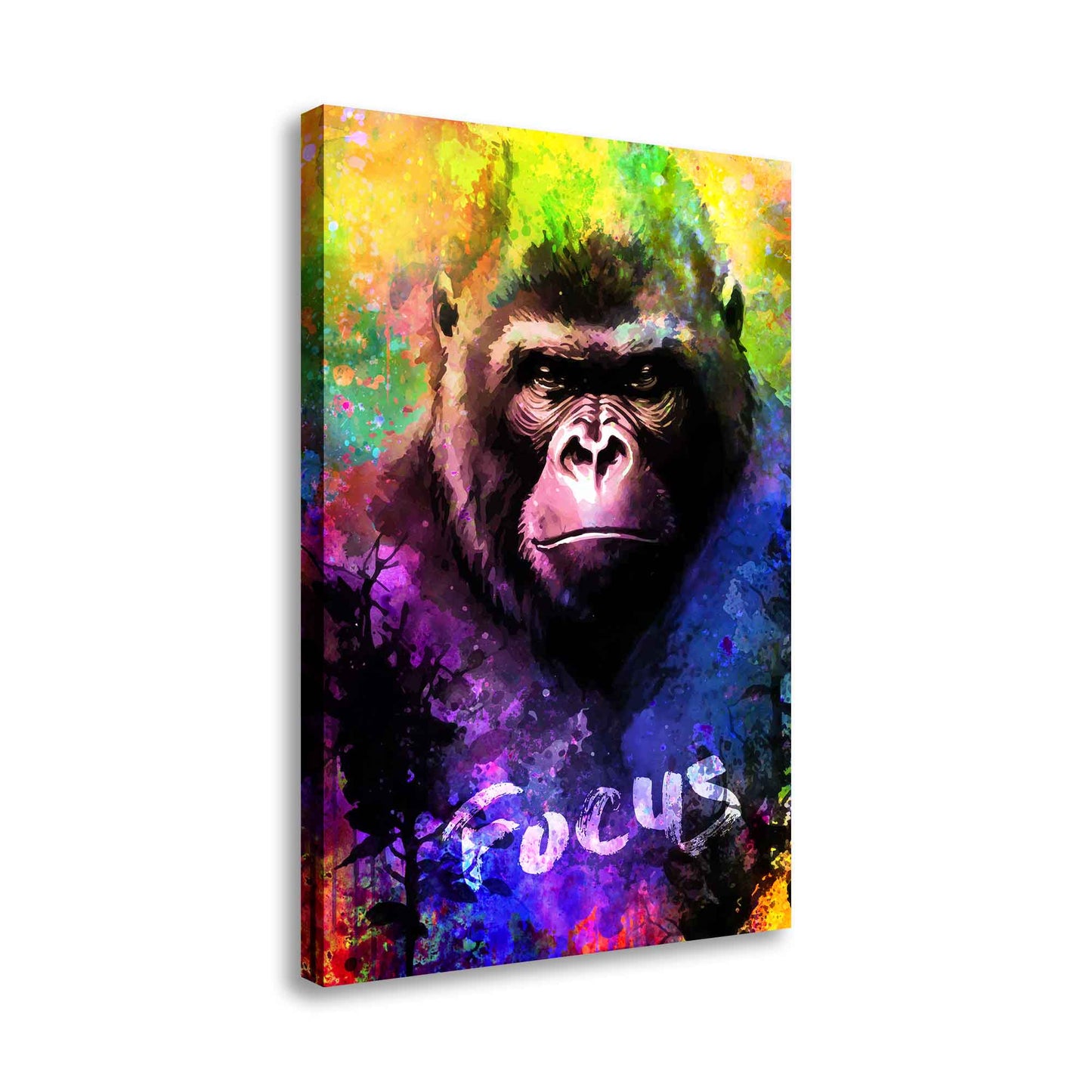 Quadro motivazionale Gorilla  Pop Art Focus