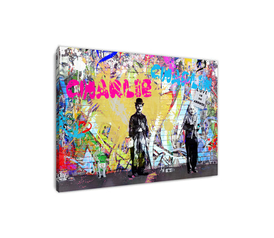 Quadro stampa su tela Pop Art Charlie Edition