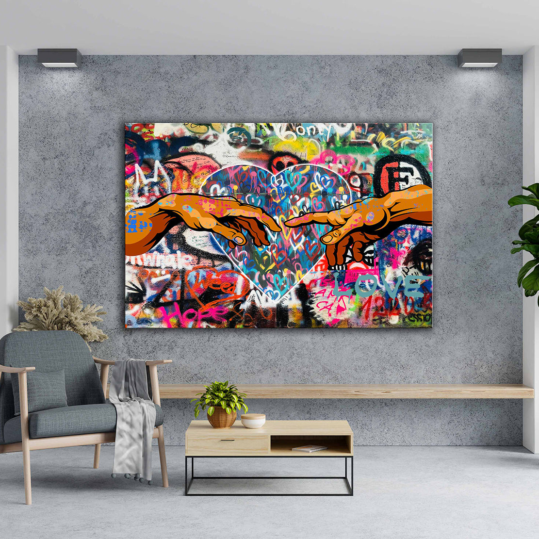 Pop Art segui i tuoi sogni quadri su tela quadri da parete - formato  verticale - 60 x 40 cm