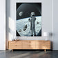 Quadro stampa su tela Spaceman nell_astronave The Sky Is Not The Limit