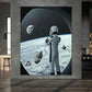 Quadro stampa su tela Spaceman nell_astronave The Sky Is Not The Limit