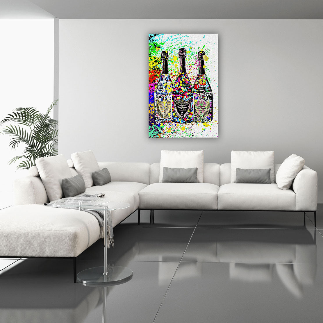 Quadro bottiglie Lifestyle arte Pop Art