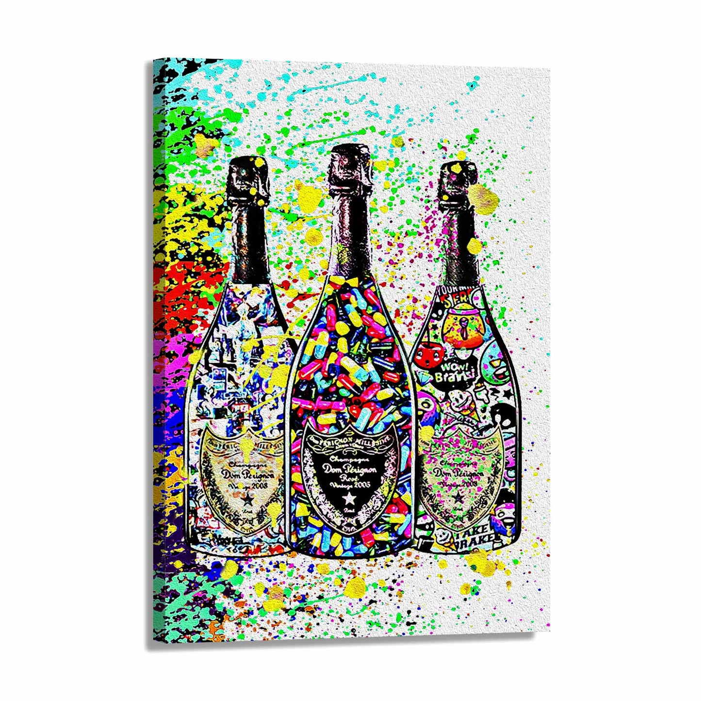 Quadro bottiglie Lifestyle arte Pop Art