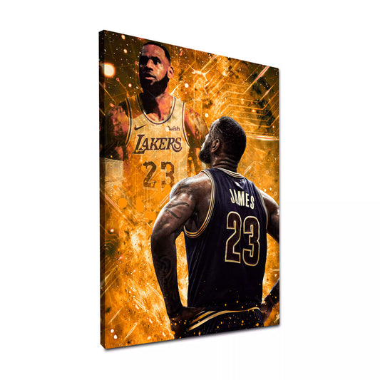 Quadro LeBron Pop Art Basket