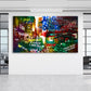 Quadro stampa su tela New York Never Sleeps Life Style Pop Art USA