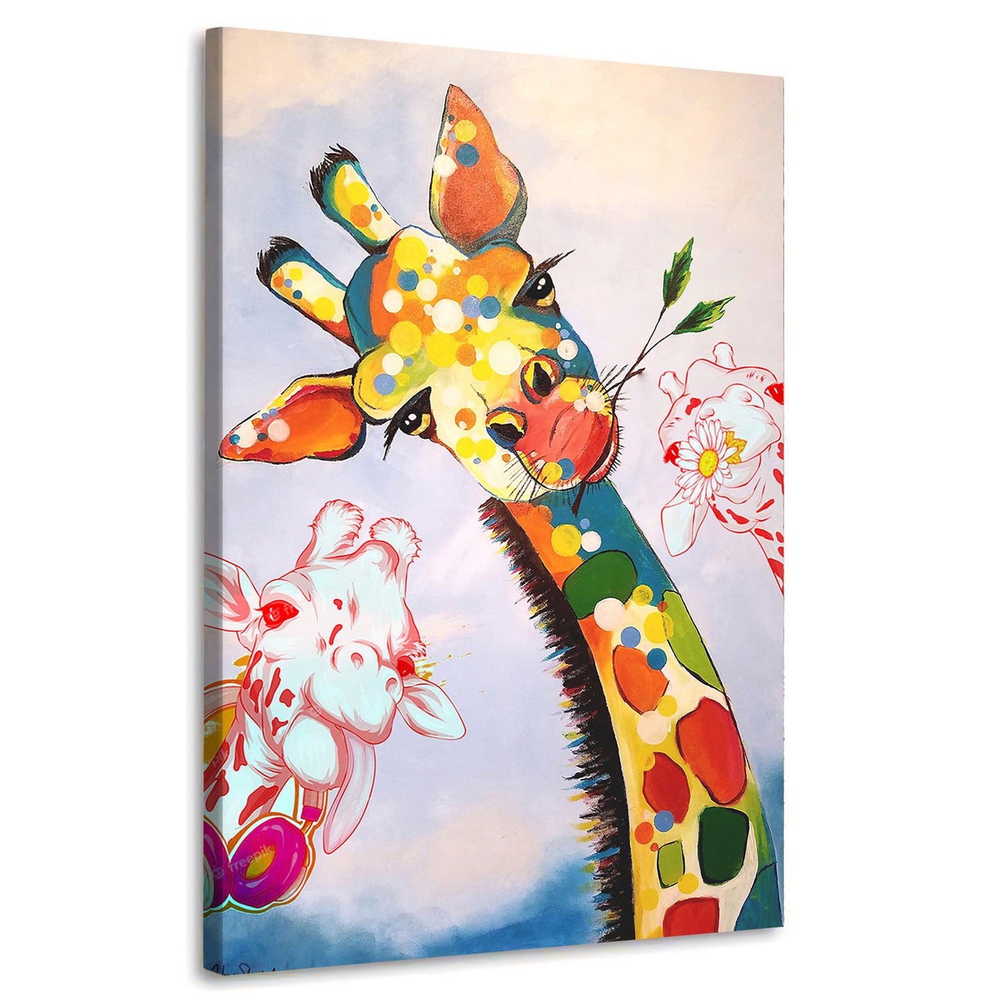 Quadro giraffa Watercolor Style [Consegna gratuita] –