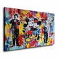 Quadro Topolina & Topolino Pop Art Love Is The Answer